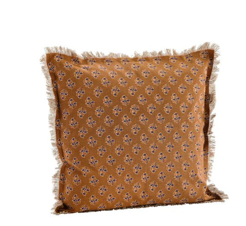 Printed Cushion Cover w/ Fringes