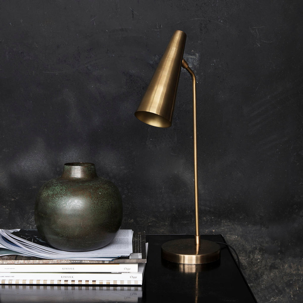 Table lamp, Precise, Brass