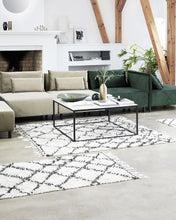 Rug, Riba, White/Black