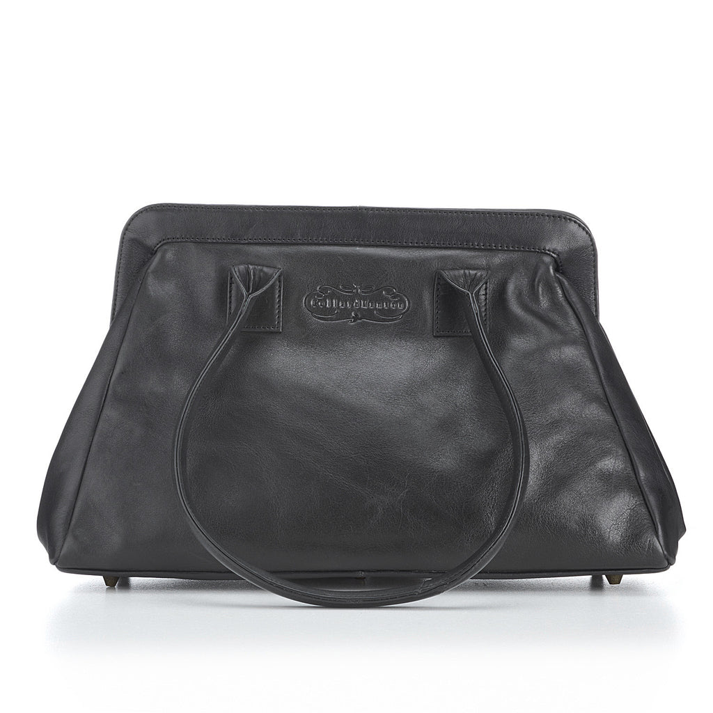 CollardManson Doctors Bag - Black Leather