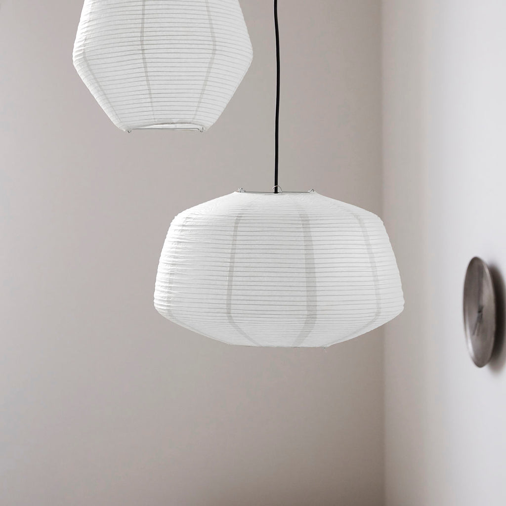 Lampshade, Bidar, White, M