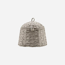 Basket w. lid, Reve, Grey