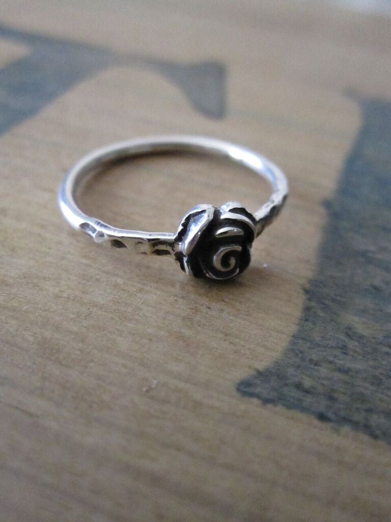 CollardManson 925 Silver Rose Ring