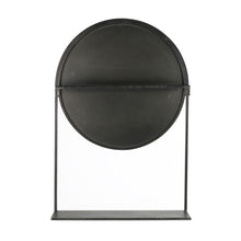 FRAX - MIRROR - METAL - L 52,5 X W 12 X H 76,5 CM - BLACK