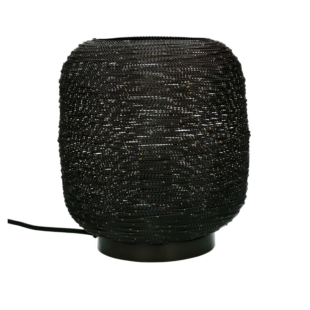 SHIARAN - TABLE LAMP - METAL - DIA 25 X H 24 CM - ANTIQUE BLACK