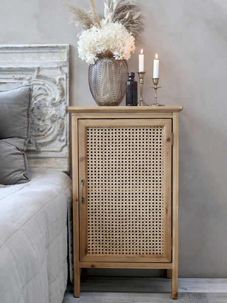 Cabinet w. French wicker