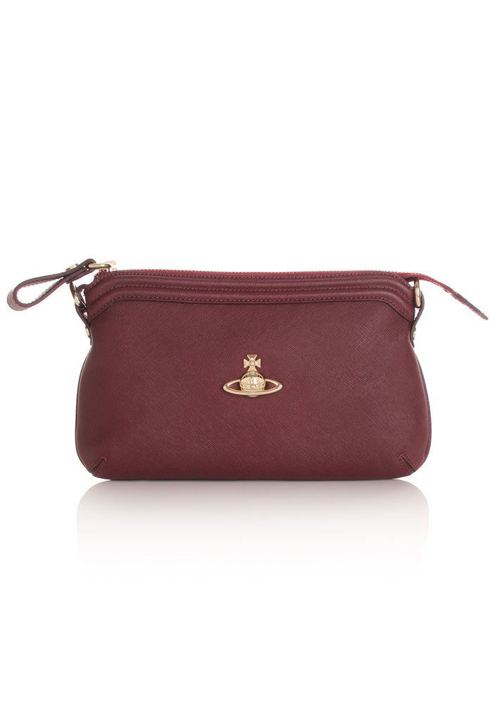 Vivienne Westwood AW18 Victoria small crossbody - Burgundy