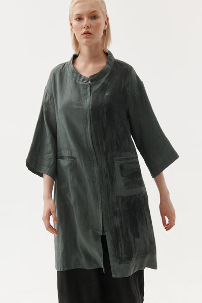 Kedziorek SS23 4825 coat - Sage