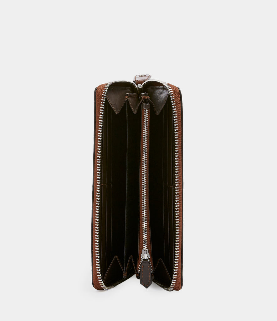 Vivienne Westwood Lisa Zip Round Wallet - Brown