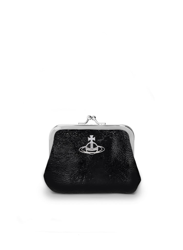 Vivienne Westwood Vegan Crinkle Frame Coin Purse