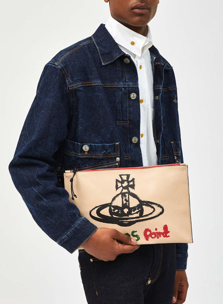 Vivienne Westwood Studio Leather Pouch