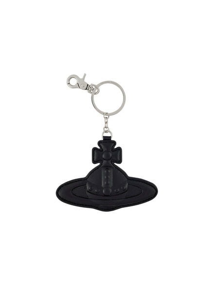 Vivienne Westwood Smooth Leather Injected Orb Keyring