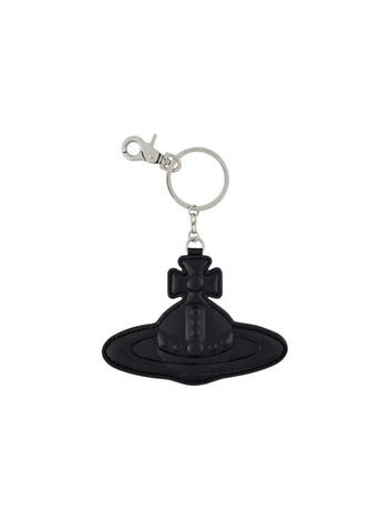 Vivienne Westwood Smooth Leather Injected Orb Keyring