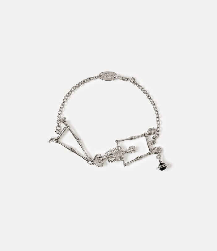 Vivienne Westwood Skeleton Bracelet - Silver