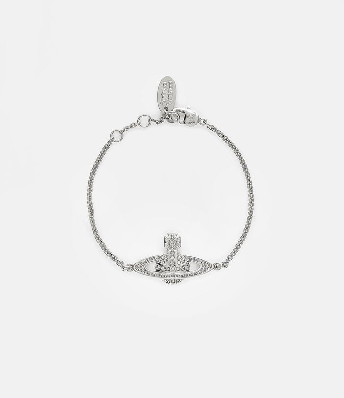 Vivienne Westwood Mini Bas Relief Bracelet - Platinum