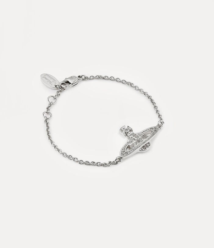 Vivienne Westwood Mini Bas Relief Bracelet - Platinum