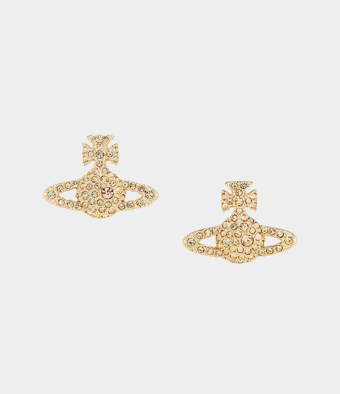 Vivienne Westwood Grace Bas Relief Stud Earrings - Gold