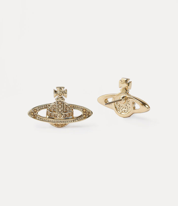 Vivienne Westwood Mini Bas Relief Earrings - Gold