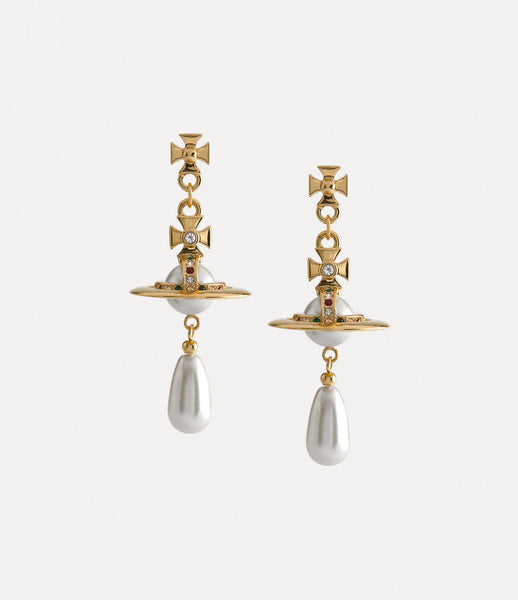 Vivienne Westwood Pearl Drop Earrings - Gold / Pearl