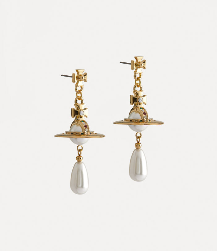 Vivienne Westwood Pearl Drop Earrings - Gold / Pearl