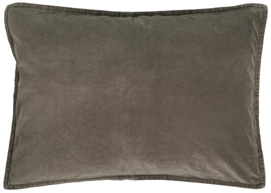 Cushion cover velvet soil W: 72 L: 52