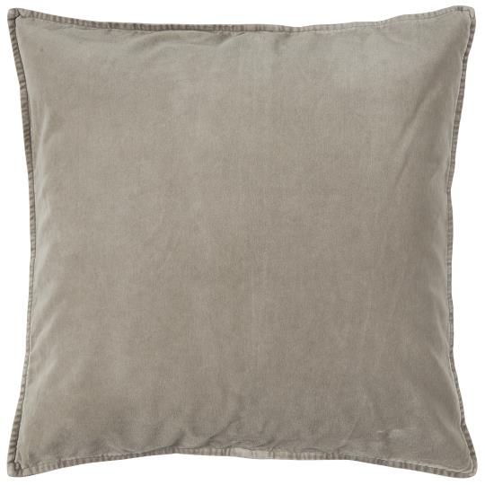 Cushion, Velvet, Ash Grey