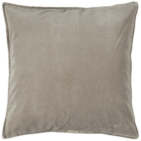 Cushion, Velvet, Ash Grey