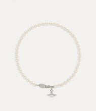 Vivienne Westwood Simonetta Pearl Necklace - Silver Tone