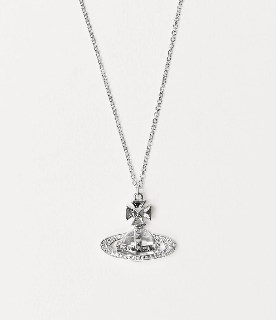 Pina small bas relief pendant silver tone Clearance