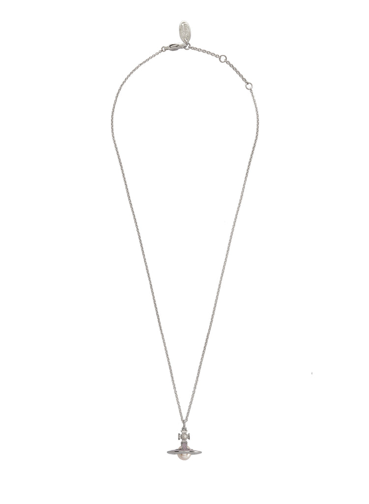 Vivienne Westwood Simonetta Pendant - Silver/Creamrose Tone