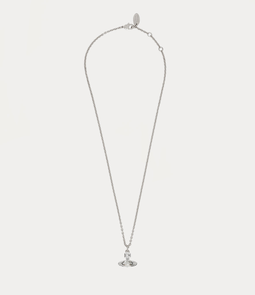 Vivienne Westwood Simonetta Bas Relief Pendant Platinum / Creamrose Pearl / White