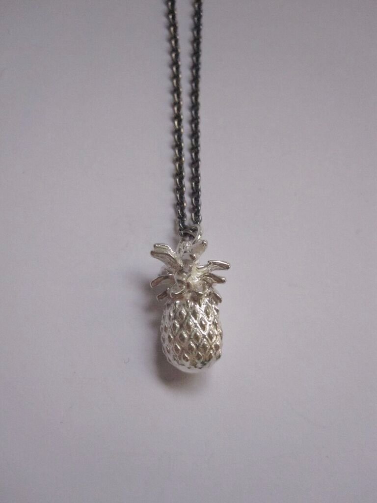925 Silver Pineapple Necklace