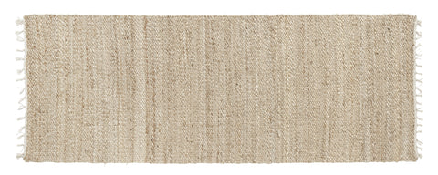 AVA hemp carpet, natural colour 75 x 200