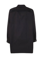 RICK OWENS SS23 JUMBO FOGPOCKET OUTERSHIRT BLACK