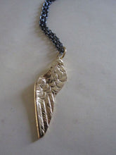 925 silver- Small Wing Necklace - Gold plated