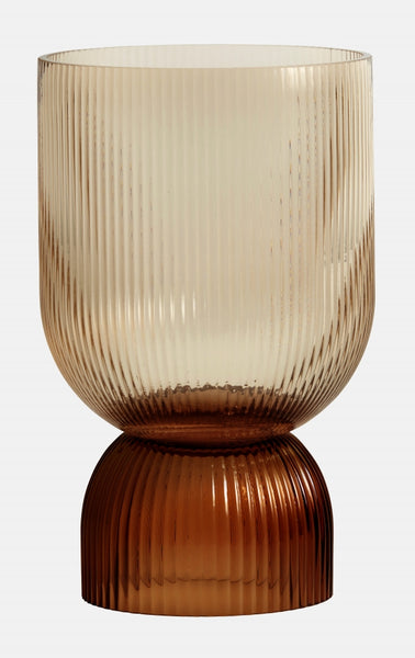 RIVA vase/candleholder, L, brown