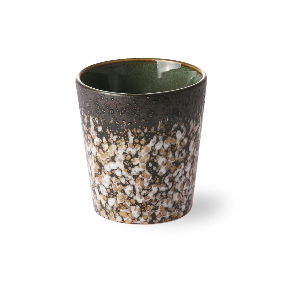 70s ceramics: coffee mug, mud