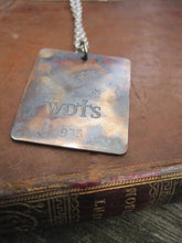 WDTS Silver - Hand Hammered Necklace - ANYTHING IS POSSIBLE - Mixed Finish