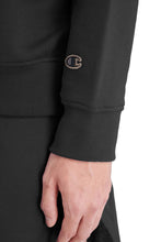 RICK OWENS X CHAMPION KNITTED PULLOVER SWEATSHIRT - BLACK