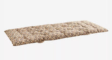 Printed Cotton mattress Beige, burnt henna, curry, grey