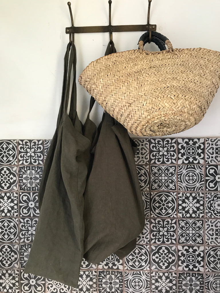 CollardManson Linen Nomad bag