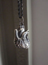 WDTS 925 Silver Anatomical Heart Necklace
