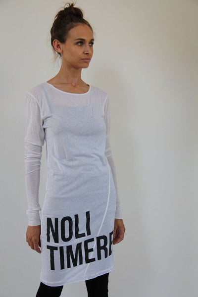 Window Dressing The Soul- Noli Timere White Dress