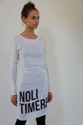 Window Dressing The Soul- Noli Timere White Dress