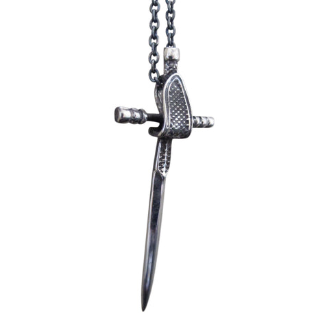 WDTS 925 Silver Sword Necklace