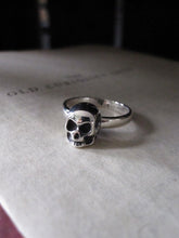 WDTS 925 Silver Skull Ring- Silver