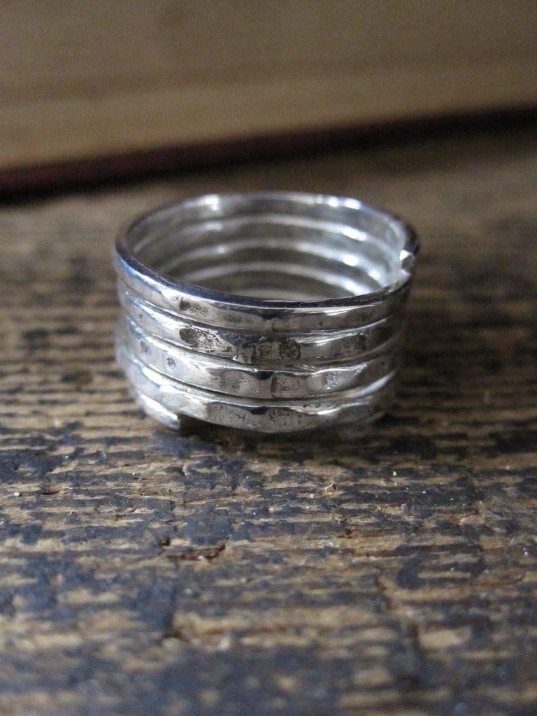 925 silver spiral ring