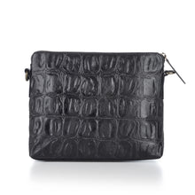 Florrie bag - black croc