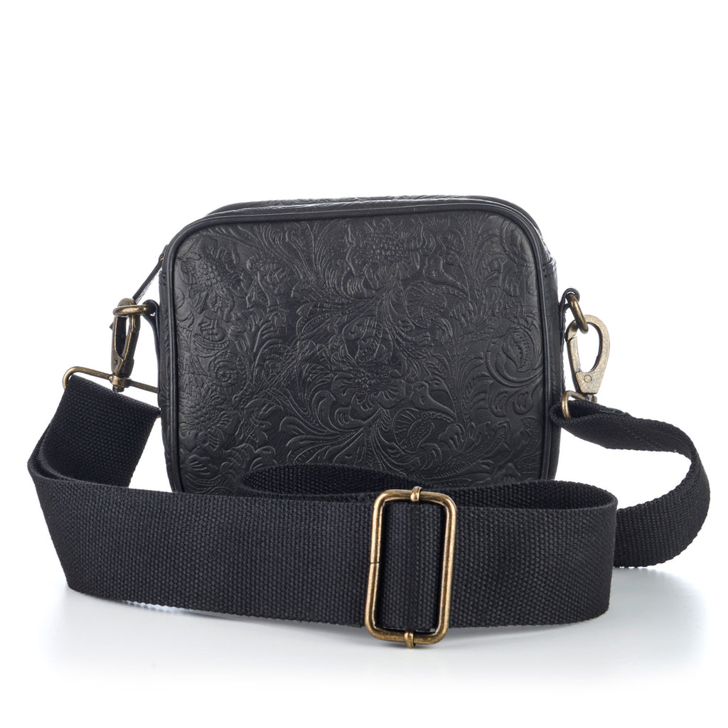 Freya bag - black floral