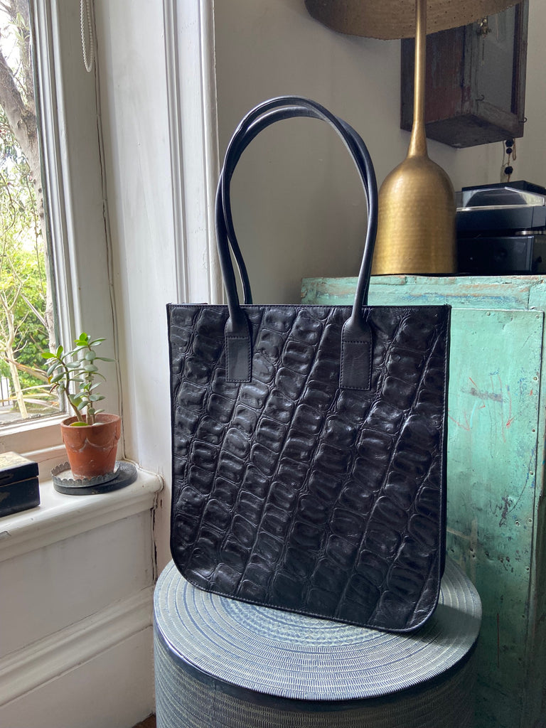 Heida bag - black croc